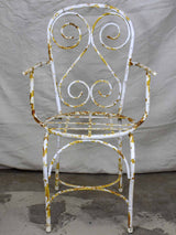 Five French garden chairs - 1940's