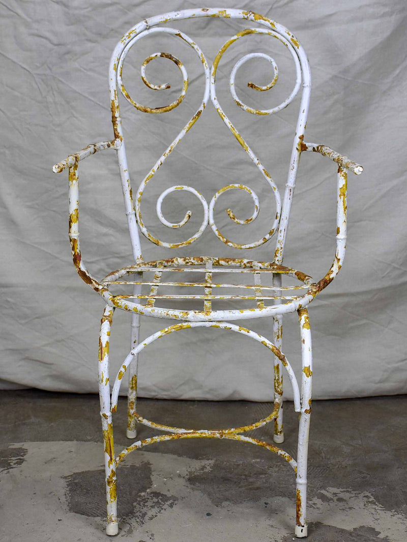 Five French garden chairs - 1940's