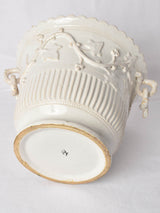 Tessier's Distinct Large Glazed Ceramic Cachepot