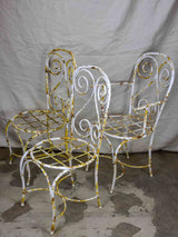 Five French garden chairs - 1940's