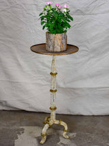 Petite antique French cocktail side table