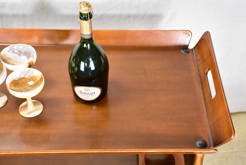 13+ Wood And Brass Bar Cart