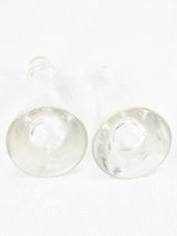 Classic French absinthe topette bottles