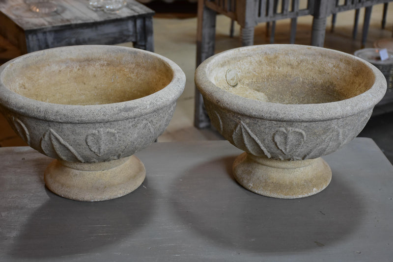 Pair of vintage French garden planters
