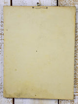 Antique French advertising sign - honey miel 15¾" x 12¼"