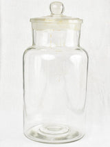 Translucent 1970s blown glass jar collection