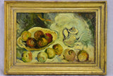 Antique French still life painting, Oil on Canvas, Ecole Provençale 27¼ x 20""