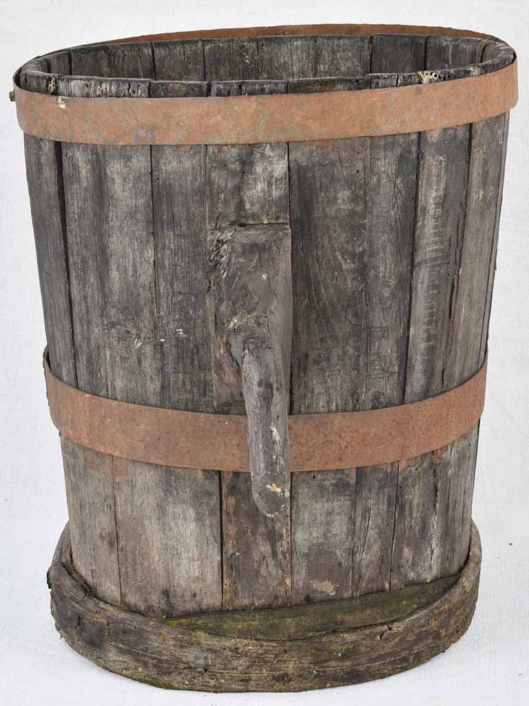 Historic barrel for Italian wine production