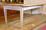 Large Louis XVI rectangular dining table 98½" x 39½"