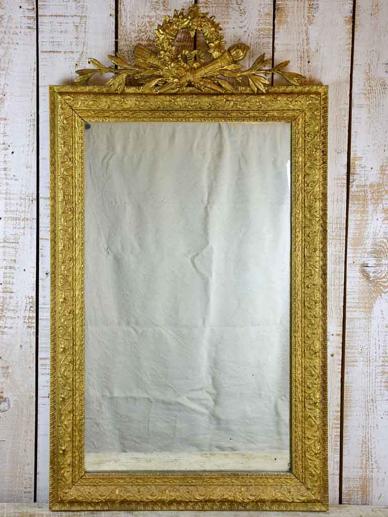 Louis XVI style mirror 49½" x 27½"