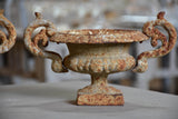 Pair of small antique French Medici urns