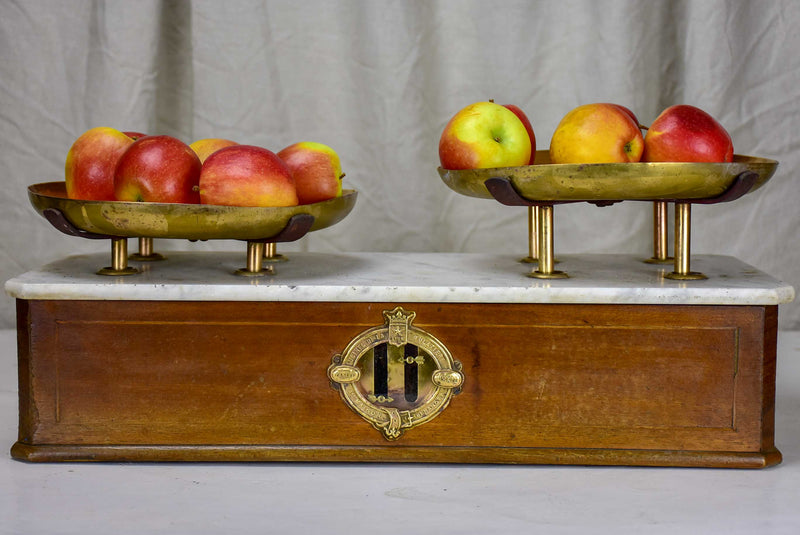 Antique French epicerie scales