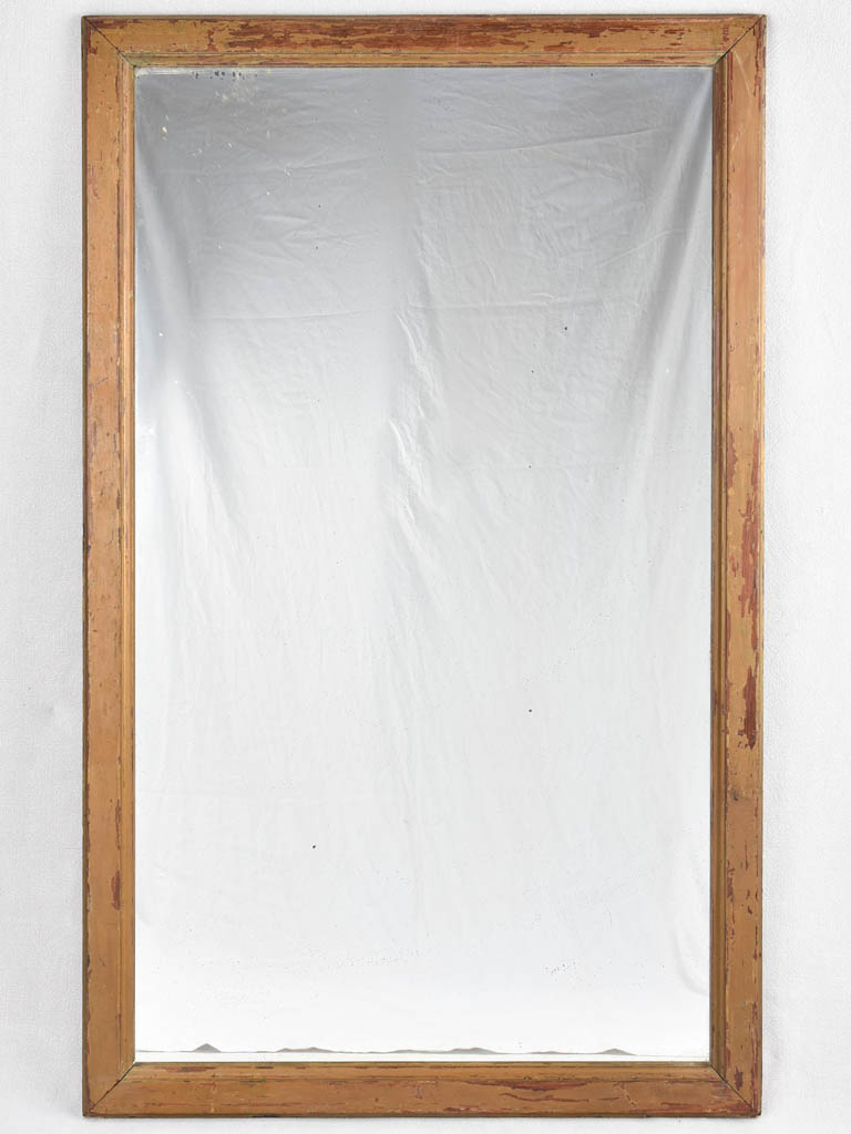 Antique Wooden Rectangular 19th Century Mirror
