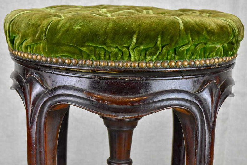 Napoleon III piano stool - adjustable