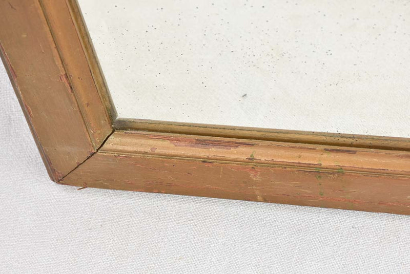 Weathered Timber Frame Rectangular Mirror