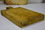 Antique French cutting board with pointed corners 12 ½''