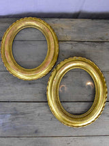 Pair of oval gilded Frames - Napoleon III 15" x 13½"