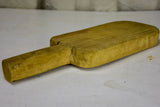 Antique French cutting board with long handle 11”