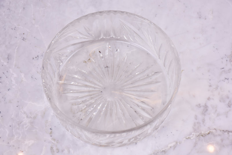 Antique French crystal Baccarat bowl