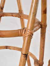 Coastal style bent cane stools