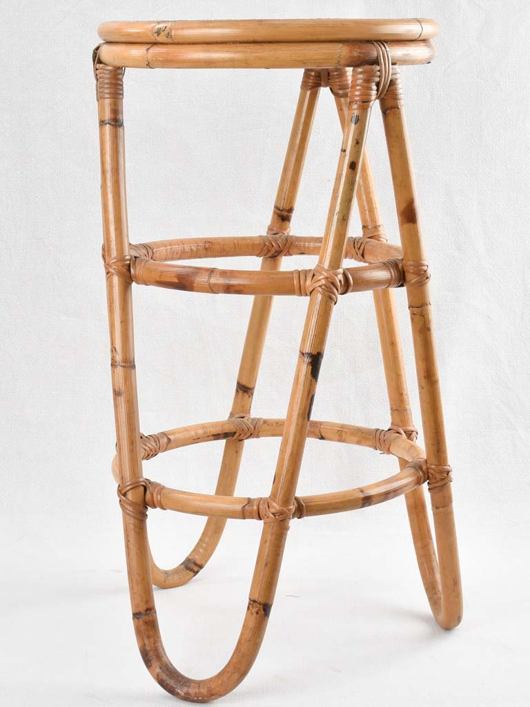 Modern interior design cane bar stools