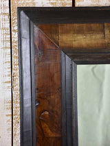 Late 17th Century Dutch mirror - black and walnut 27¼" x 30"