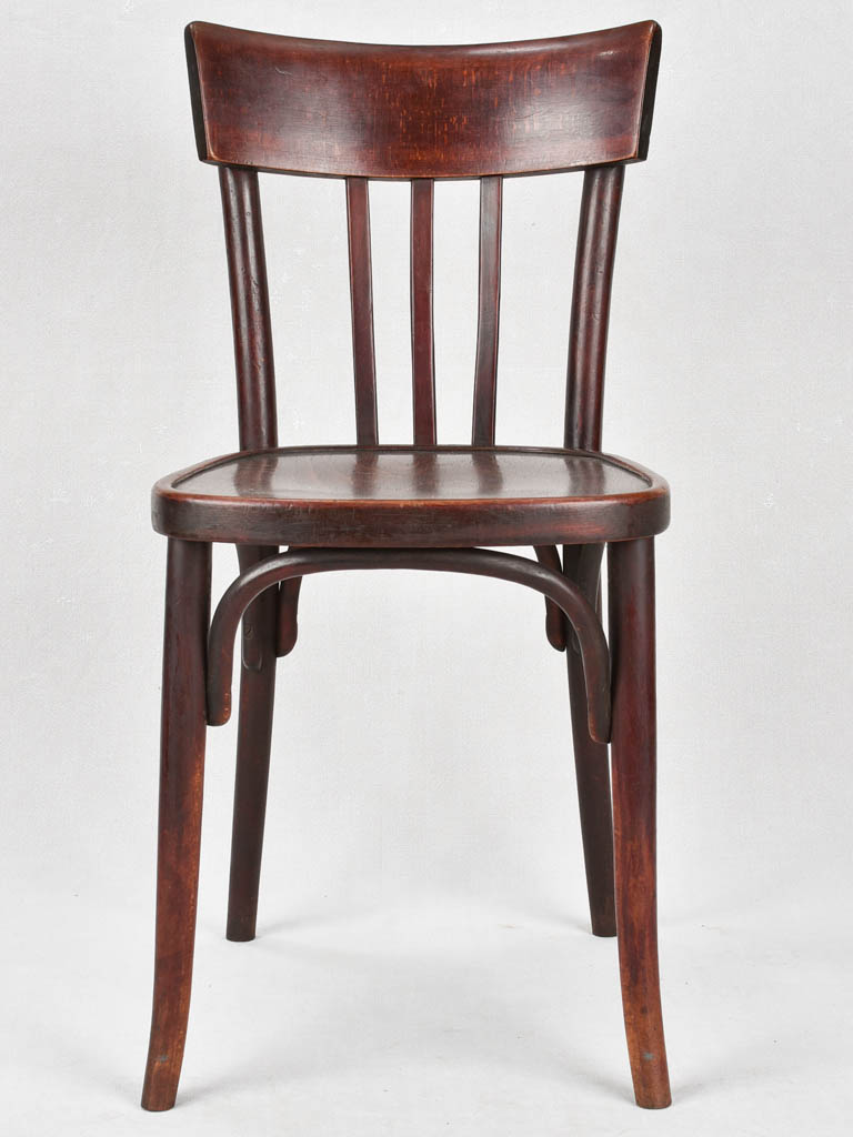 SET OF 10 FRENCH BISTRO CHAIRS - 1930s