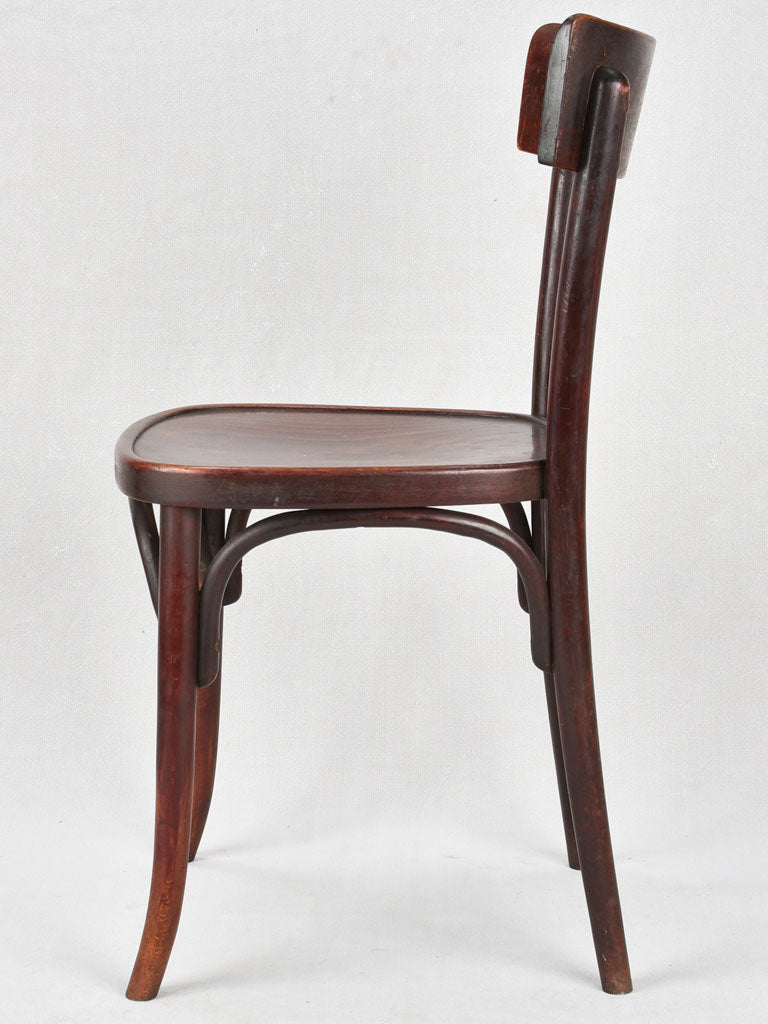 SET OF 10 FRENCH BISTRO CHAIRS - 1930s