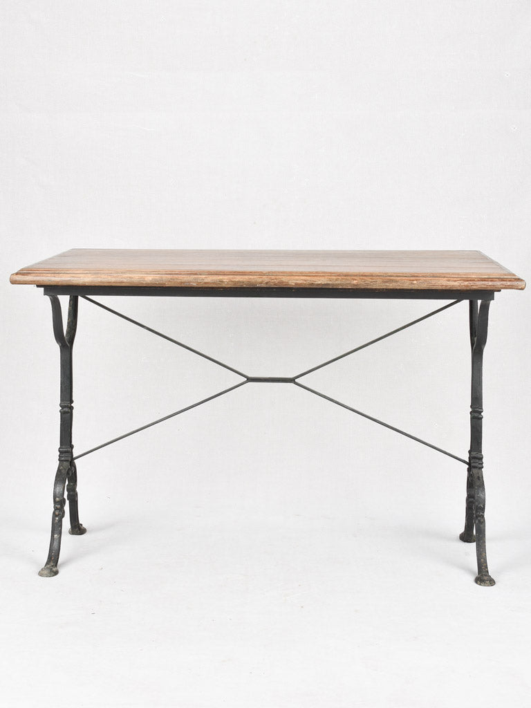Antique French bistro table - rectangular 43¼"