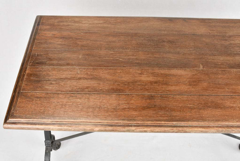 Antique French bistro table - rectangular 43¼"