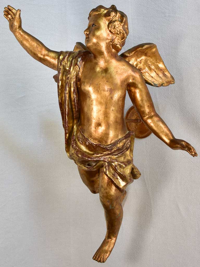 2 salvaged angel sculptures from a church 25½"