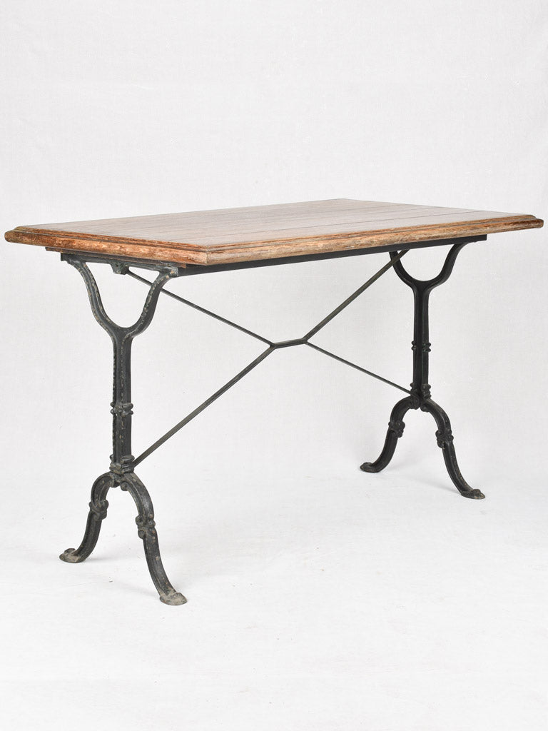 Antique French bistro table rectangular 43¼" Chez Pluie
