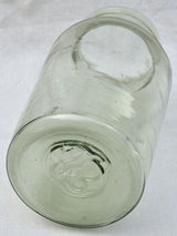Early 20th century French preserving glass jar - gray 12½"