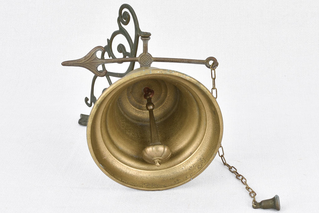 Bell, with pull chain, Italian (1950s) 14½"