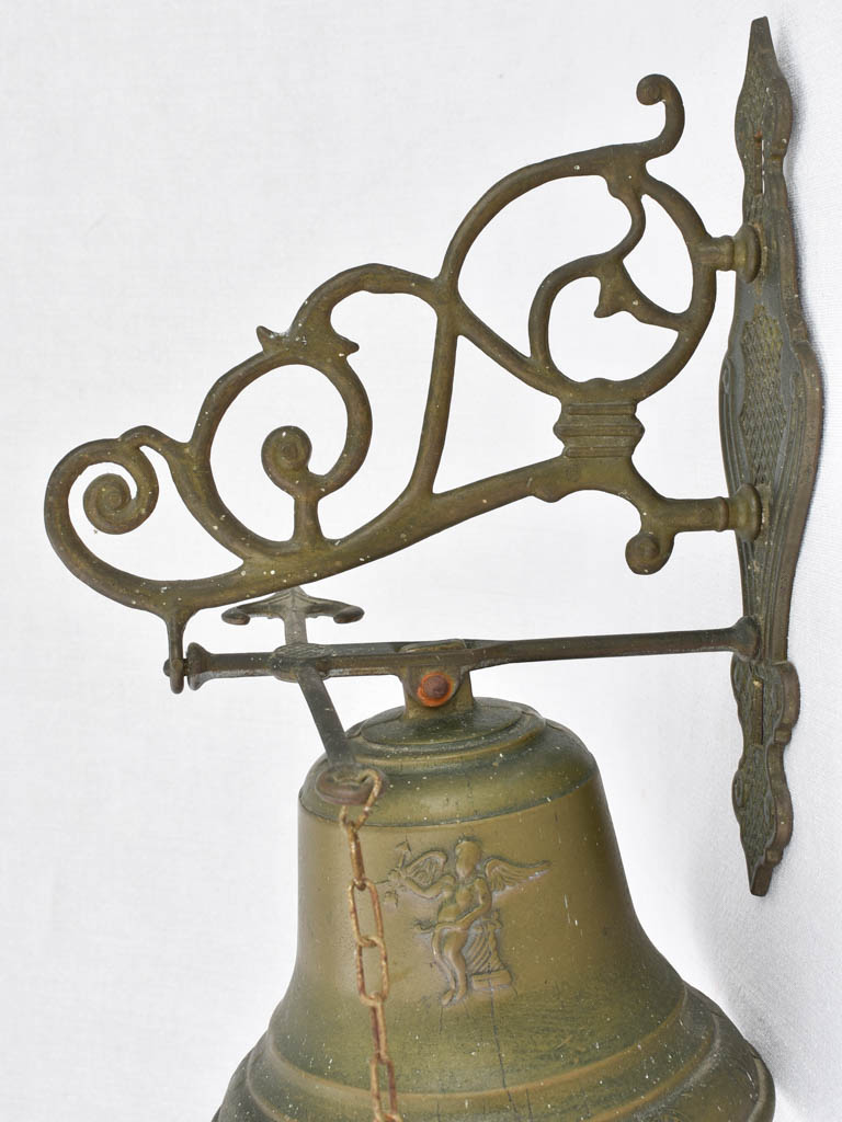 Bell, with pull chain, Italian (1950s) 14½"