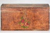 19th-century marriage chest from the Alsace 22"