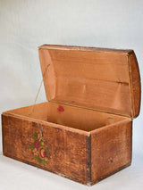19th-century marriage chest from the Alsace 22"