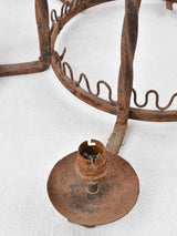 Wrought iron chandelier with 7 lights - 31½"