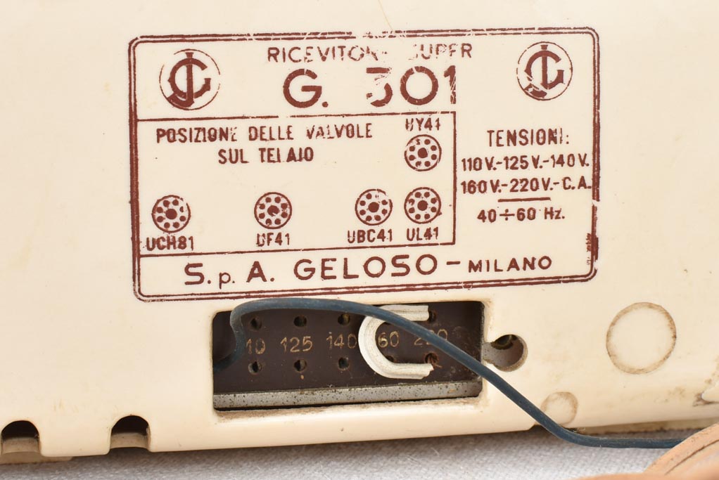 Italian Radio from the 1950s