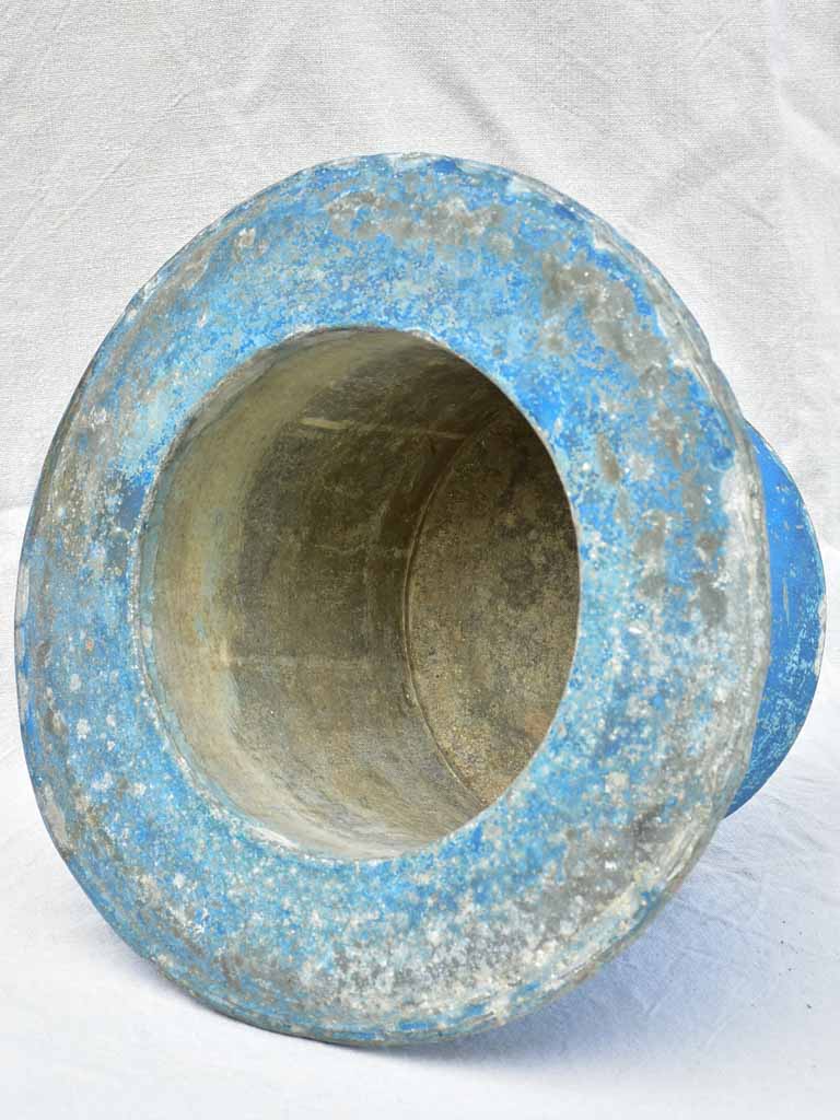 Rare 19th Century French hat - zinc sign from a hatter's shop 10¾"