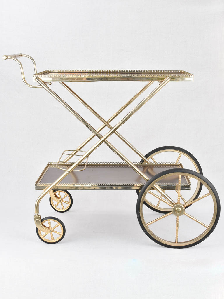 Bar cart, French, vintage (1960s)