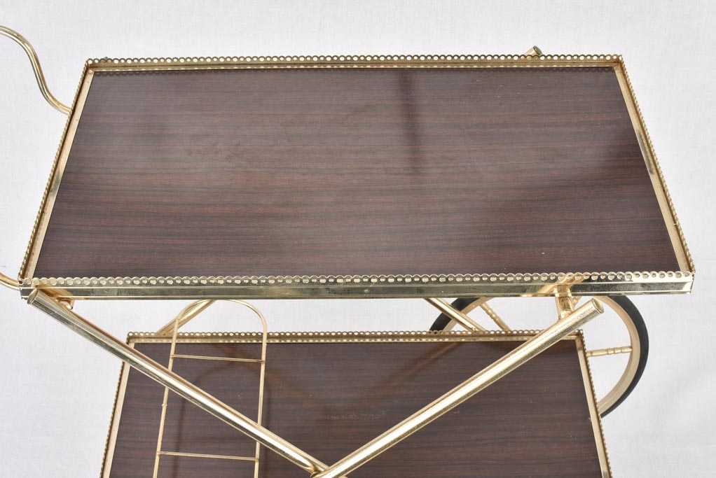 Bar cart, French, vintage (1960s)