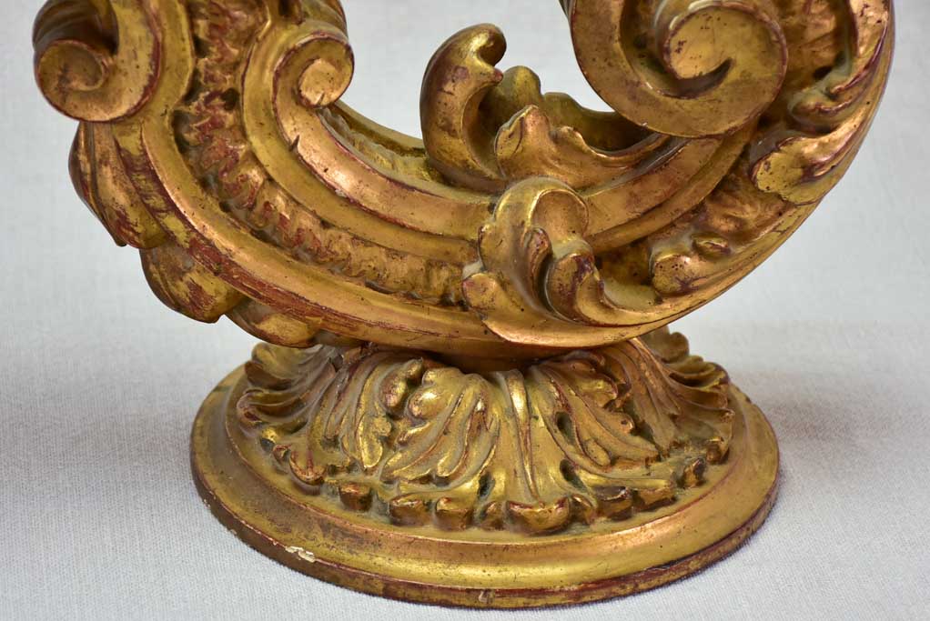 Large Louis XV style wall gilt wall sconce