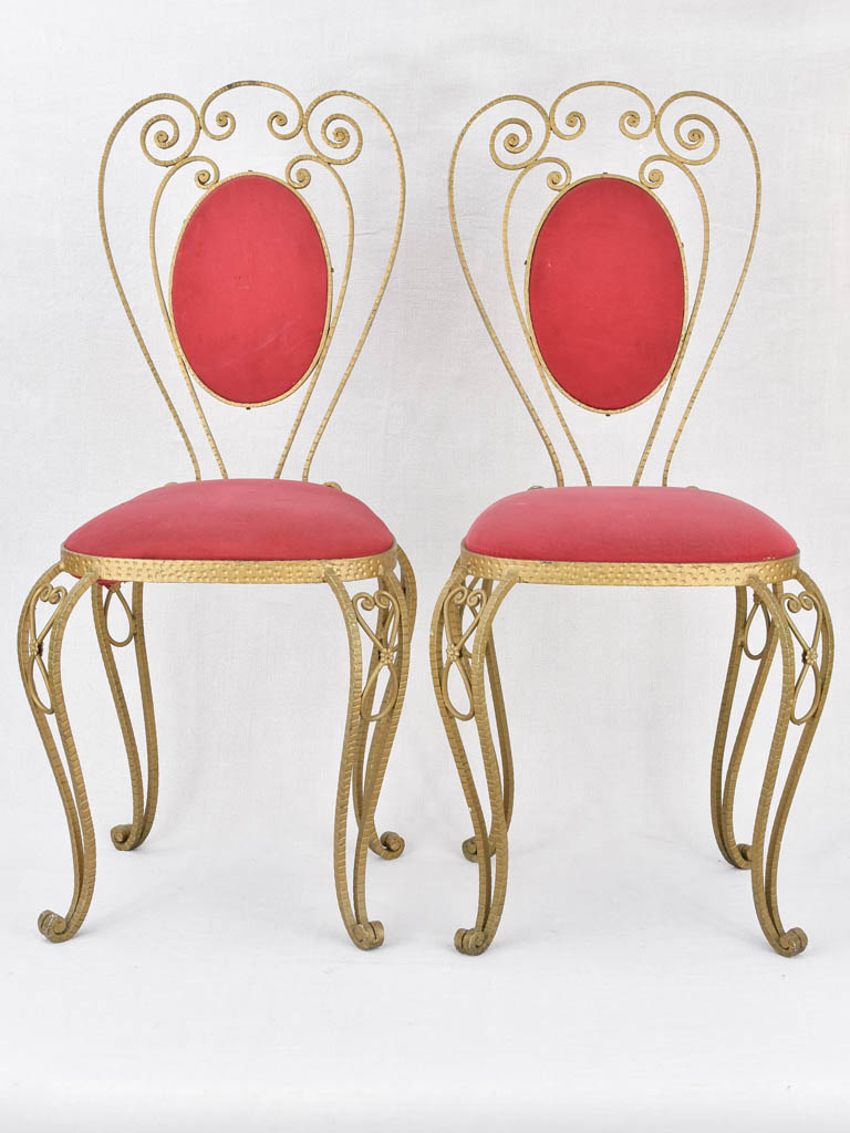 Vintage dual 1950s style chairs