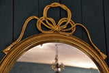 Round vintage French mirror