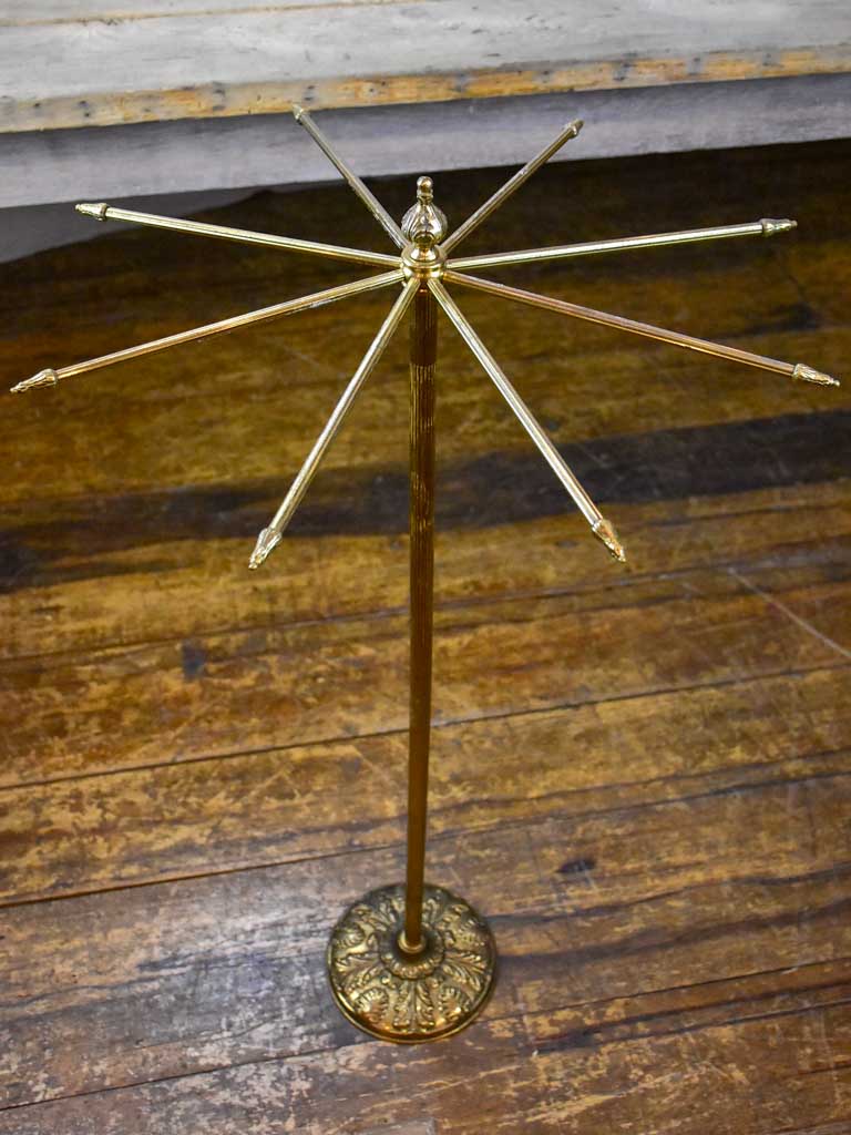 Antique French tie display from a boutique