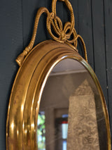 Round vintage French mirror