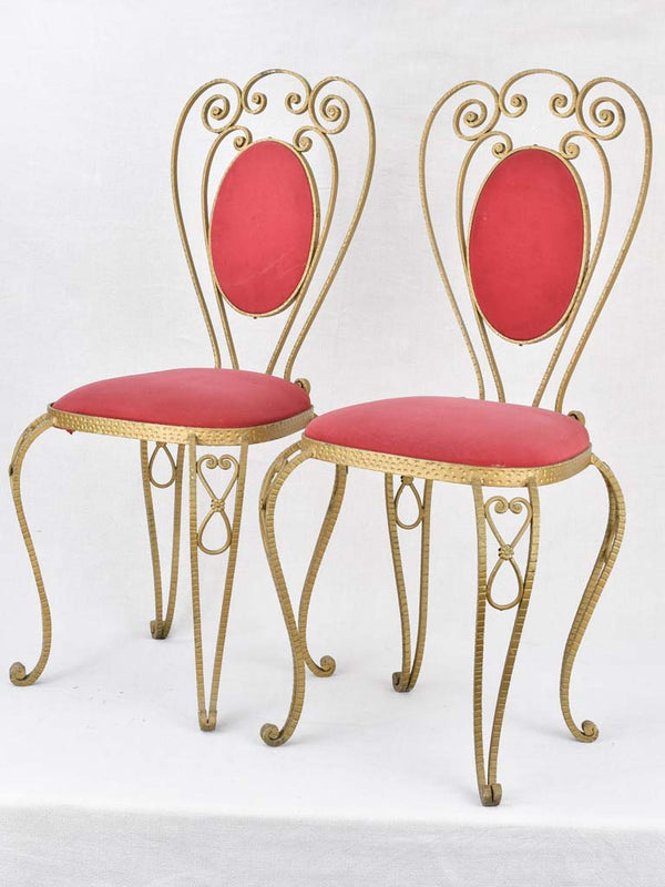 Pair of 1950s Luigi Colli chairs