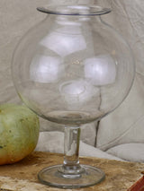 Very large 19th Century apothecary glass jar