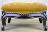 Small Napoleon III footstool with cross stitch upholstery